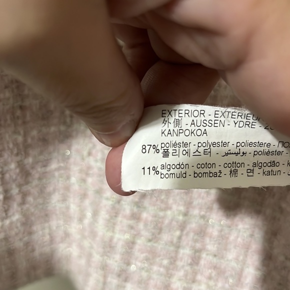 Zara Pink Tweed Blazer - Picture 4 of 5